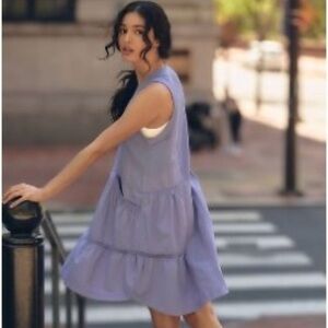 Anthropologie Sleeveless Lavender Dress